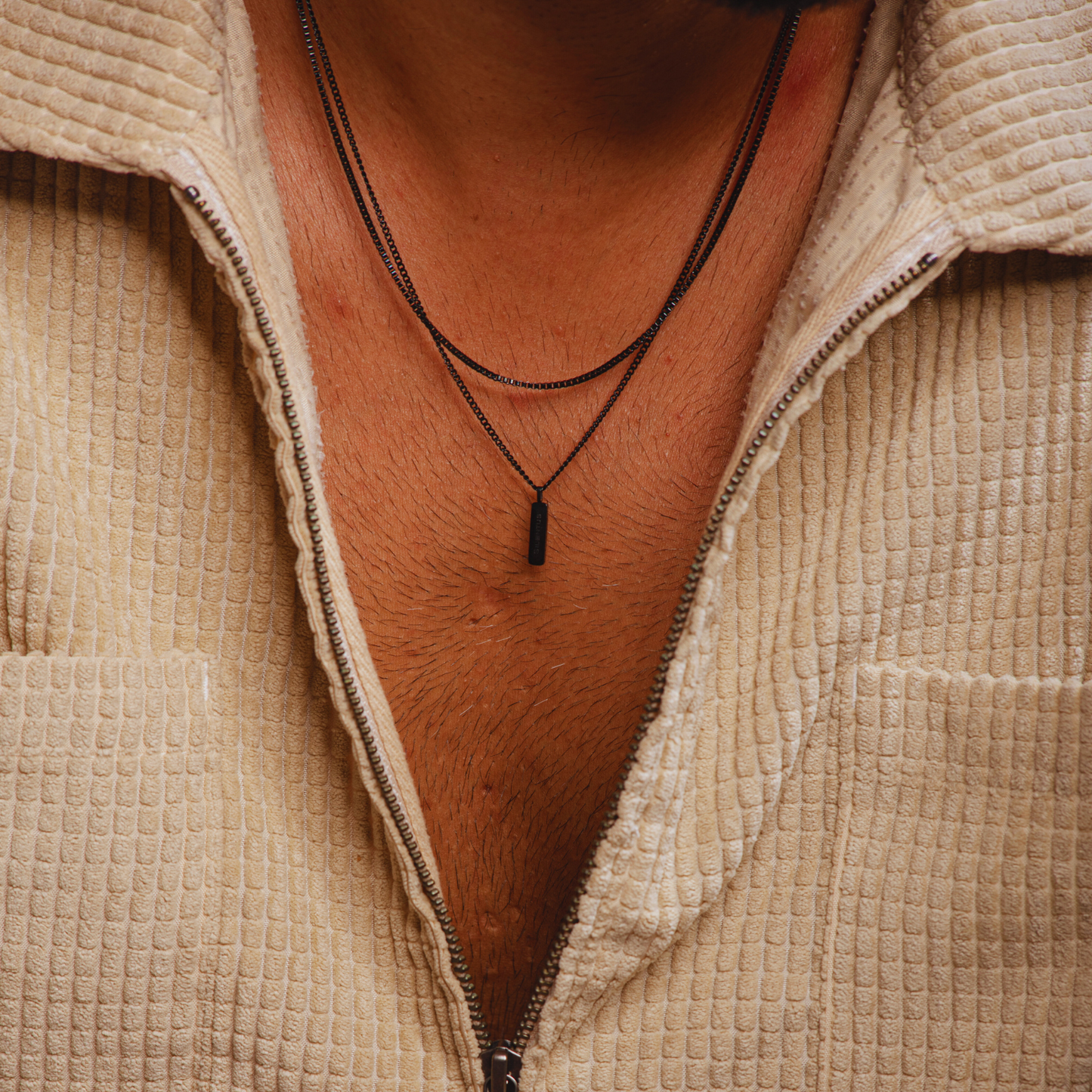 Cube Chain Necklase (no pendant)